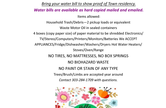 2024 Clean Up Day Flyer